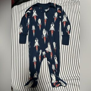 Space Adventure Navy Kids Footie